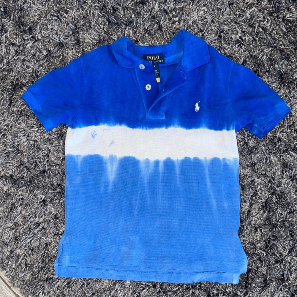 Polo by Ralph Lauren Kids Blue and White Polo Shirt